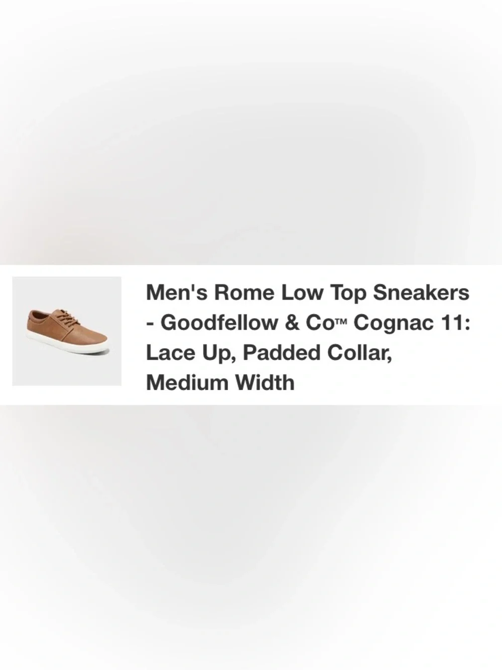 Goodfellow & Co Brown Leather Slip-On Style Lace-Up Loafers Size 11M